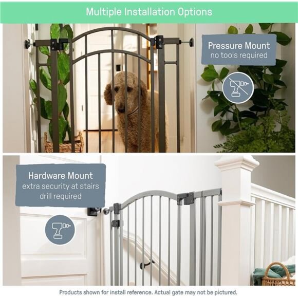 Multi-Use Decorative Extra Tall Safety Pet and Baby Gate,28.5'-48' Wide,36' Tall - Picture 3 of 7